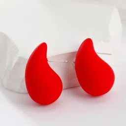 FIMBUL Teardrop Shaped Drop Earrings-10