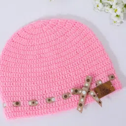 FUNKRAFTS Girls Woollen Winter Beanie-47