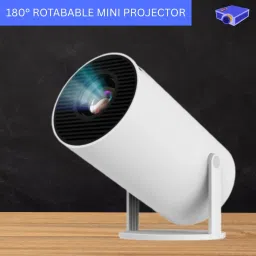 CLAIRBELL Mini HD Projector for Home 4KSupport With Built-in App Netflix/Prime/YouTubeV310 (4500 lm / 1 Speaker / Wireless / Remote Controller) Portable Projector-9