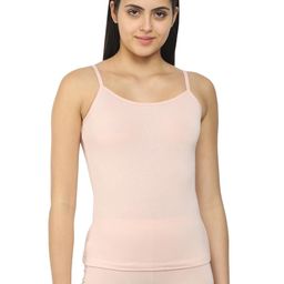 Adjustable Strap Spagetti Camisole Cotton Spandex Slim Fit-image-73