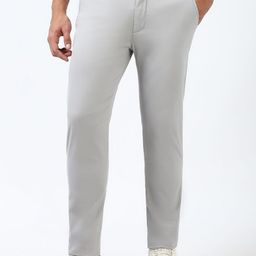 Peter England Casuals Men Super Slim Fit Trousers-image-70
