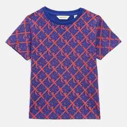 GANT Boys Typography Printed Pure Cotton Raw Edge T-shirt-image-13