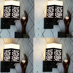 Gojeeva Brown Wood Square Wall Lamps-picture-28