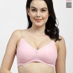 SHYAM SONS FLAIR Women Pack of 2 Solid Full Coverage Non Padded Non-Wired Bra-10