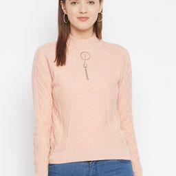 Duke Women Cable Knit Woollen Pullover-image-68