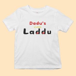 YK X First Laugh Boys Typography Printed T-shirt-image-57