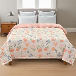 IVAZA Orange AC Room Double Bed Microfibre Comforter-image-73