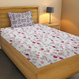 IVAZA Pink Geometric 400 Polycotton Single-image-97