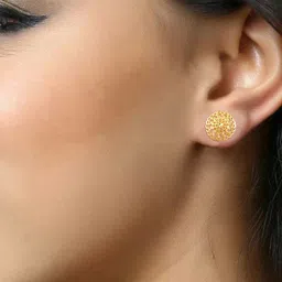 DIVASTRI Floral Studs Earrings-6
