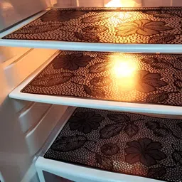 Aura 3-Pcs Black Printed Fridge Organisers-image-96