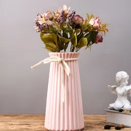 Myntra Elegant Homes Burgundy 2 Pieces Blossom Artificial Flowers-58
