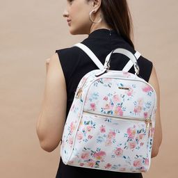 Ginger by Lifestyle Women Floral Printed Backpack-image-20