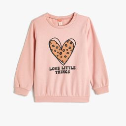 Koton Girls Graphic Printed Sweatshirt-picture-4