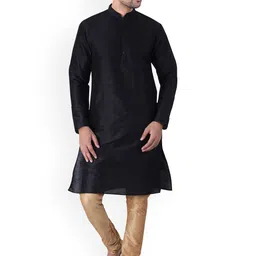 Sadree Men Regular Dupion Silk Kurta with Pyjamas-image-67