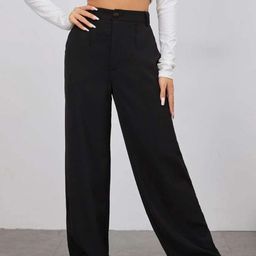 BAESD Women Relaxed Straight Leg High-Rise Trousers-picture-34