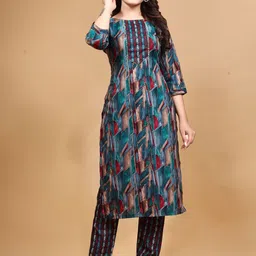 Women Basket Women Printed Regular Kurta Sets-picture-52