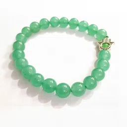 Divine souvenirs Unisex Artificial Beaded Elasticated Bracelet-5