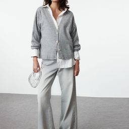 Trendyol Women Cardigan with Embellished Detail-image-60