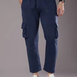 V-Mart Men Mid-Rise Cargo Track Pants-picture-34