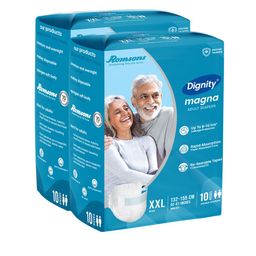 Dignity Set Of 2 Magna Tape Style Adult Diapers - XXL- 10 Pcs Each-image-97