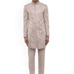 SDS By Kushal Shah Tropical Embroidered Sherwani Set-image-11
