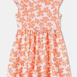 R&B Floral Print Fit & Flare Dress-image-46