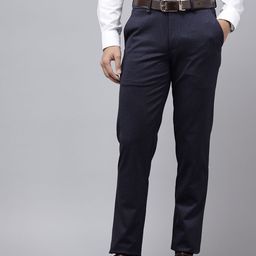 Van Heusen Men Printed Urban Slim Fit Formal Trousers-picture-20