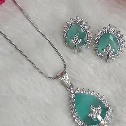 DENICRAAS Women Alloy Necklace and Earrings Set-picture-6