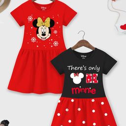 Disney By Miss and Chief Print A-Line Dress-image-71