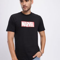 Marvel by Glitchez Marvel Print Regular Fit T-shirt-image-11