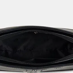 Forever Glam by Pantaloons Colourblocked PU Structured Sling Bag image 4