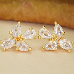 DIVASTRI Women Gold-Plated Earrings-image-84