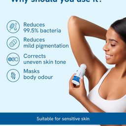 Be Bodywise 6% Aha Bha Underarm Roll On- 50 ml image 2
