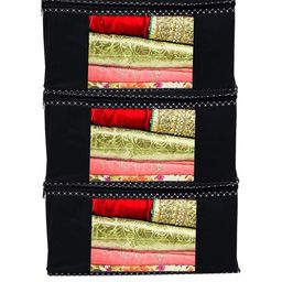 AMAK INC Black Fabric Multi-Utility Wardrobe Organisers-picture-16