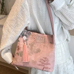 StyleCast x Revolte Printed Structured Sling Bag image 2