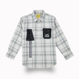 Gini and Jony Boys Comfort Fit Spread Collar Tartan Checked Cotton Casual Shirt-image-56