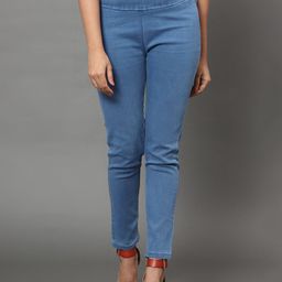 CORSICA Women Relaxed Straight Leg Skinny Fit Trousers-image-87