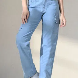 LINARIA Women Cotton Classic Jogger Highly Mid-Rise Distressed Jeans-picture-40