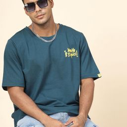 Metronaut Typography Printed Oversized Pure Cotton T-shirt-picture-23