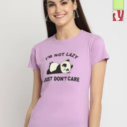 Dreambe Women Typography Printed T-shirt-picture-26