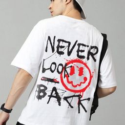 Mast & Harbour Men Printed Drop-Shoulder Sleeves Bio Finish Pockets T-shirt-image-80