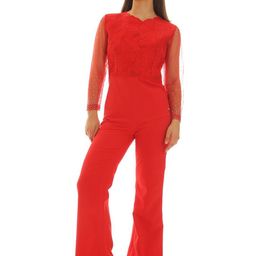 Parneet Gujral Women Cotton V-Neck Self Design Sleeveless Basic Jumpsuit-picture-18