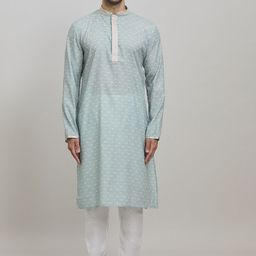 Arihant Rai Sinha Men Floral Printed Kurta with Churidar-picture-10