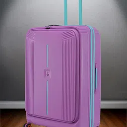 Nasher Miles Alexandria Polypropylene Large Purple Blue Trolley Bag - 28 Inch (75 cm)-image-92