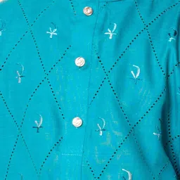 NFC CREATION Boys Floral Embroidered Regular Thread Work Kurta with Pyjamas image 2