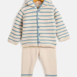 JWAAQ Kids Striped Long Sleeves Sweatshirt With Joggers-image-61