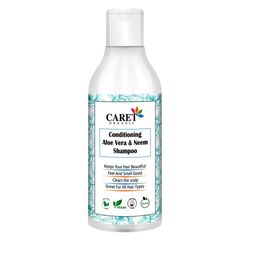 CARET ORGANIC Conditioning Aloe Vera & Neem Shampoo For Long & Strong Hair - 300 ml-11