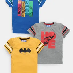 Here&Now X Game Begins Boys Assorted Pack Of 3 Printed Pure Cotton T-shirt-picture-13