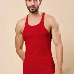 Friskers Round Neck Pure Cotton Gym Vest 040725CA-03-image-23