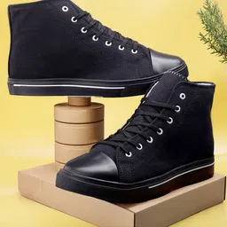 riffway Men Height Increasing Denim Sneaker-picture-14
